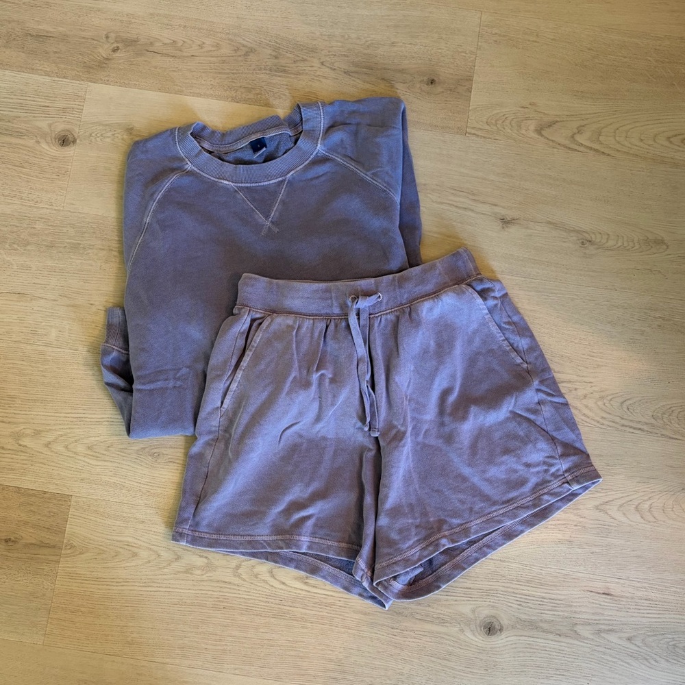 {old navy} matching blue set